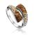Silver Band Ring With Multicolor Crystals The Eclat, Ring Size: 5.5 / 16, image 