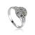 Sterling Silver Marcasite Ring The Lace, Ring Size: 10 / 20, image 