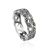 Filigree Sterling Silver Ring With Marcasites The Lace, Ring Size: 5.5 / 16, image 