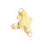 Natural Cloudy Amber Golden Ring The Rialto, Ring Size: Adjustable, image 