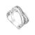 Sterling Silver Statement Ring With Crystals, Ring Size: 8.5 / 18.5, image 