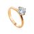 Solitaire Diamond Ring In Gold, Ring Size: 9 / 19, image 