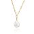 Designer Gold Plated Necklace With Baroque Pearl Pendant The Palazzo, Length: 40, image 