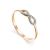 Cute Gold Diamond Ring, Ring Size: 7 / 17.5, image 