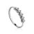 White Gold Diamond Ring, Ring Size: 6.5 / 17, image 