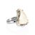 Handcrafted Silver Ring With Mammoth Tusk The Era, Ring Size: Adjustable, image 