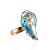 Voluptuous Gold Topaz Cocktail Ring The Serenade, Ring Size: Adjustable, image 
