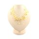 Honey Amber Necklace With Glass Beads the Fable, image 