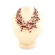 Cherry Amber Necklace With Glass Beads The Fable, image 