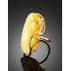 Honey Amber Golden Ring The Triumph, Ring Size: Adjustable, image , picture 2