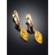 Golden Dangles With Luminous Lemon Amber The Snowdrop, image , picture 2