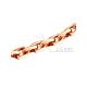 Gold Plated Silver Cable Chain 50 cm, Length: 45, image , picture 2