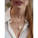 18ct Gold on Sterling Silver ​Pearl Pendant Necklace The Palazzo, image , picture 5