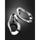 Abstract Design Silver Earrings The Liquid, image , picture 2