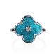 Shimmering Enamel Ring With Crystal The Heritage, Ring Size: 7 / 17.5, image , picture 3