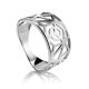 Laced Silver Band Ring The Sacral, Ring Size: 8.5 / 18.5, image 