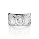 Laced Silver Band Ring The Sacral, Ring Size: 8.5 / 18.5, image , picture 4
