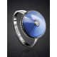 Blue Enamel Diamond Ring The Heritage, Ring Size: 8 / 18, image , picture 2