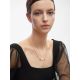 Gold Plated Bar Necklace With Crystals The Ice, image , picture 4