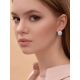 Romantic Blue Enamel Diamond Earrings The Heritage, image , picture 3