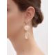 Statement Blush Pink Multi Stone Drop Earrings The Bella Terra, image , picture 7