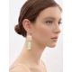 Cute Green & Pink Mismatched Drop Earrings The Bella Terra, image , picture 5