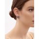 Classy Silver Earrings With Multicolor Crystals, image , picture 4