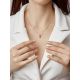 Fabulous Rose Gold Plated Silver Teardrop Pendant Necklace The Liquid, image , picture 3