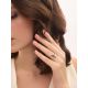 Stylish Modern Silver Ring The Ifamore, Ring Size: Adjustable, image , picture 4