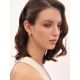 Statement Rose Gold Plated Silver TearDrop Earrings The Liquid, image , picture 3