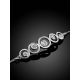 Silver Chain Bracelet With Geometric Central Part, image , picture 2