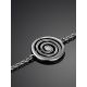 Amazing Silver Bracelet With Spiral Design Detail The Enigma Collection, Length: 17, image , picture 2