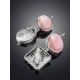 Statement Blush Pink Multi Stone Drop Earrings The Bella Terra, image , picture 2