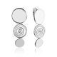 Spiral Design Silver Dangles The Enigma, image 