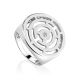 Silver Labyrinth Ring The Enigma, Ring Size: 8 / 18, image 