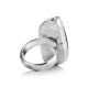 Abstract Black Stone Cocktail Ring The Bella Terra, Ring Size: 8 / 18, image , picture 3