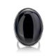 Dramatic Black Round Stone Cocktail Ring The Bella Terra, Ring Size: 8 / 18, image , picture 3