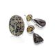 Tortoiseshell Marble Drop Earrings The Bella Terra, image , picture 5