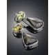 Tortoiseshell Marble Drop Earrings The Bella Terra, image , picture 2