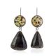 Tortoiseshell Marble Drop Earrings The Bella Terra, image , picture 3