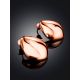 Statement Rose Gold Plated Silver TearDrop Earrings The Liquid, image , picture 2