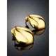 Statement 18ct Gold on Sterling Silver Teardrop Earrings The Liquid, image , picture 2