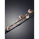 Silver Willow Twig Brooch With Enamel, image , picture 2
