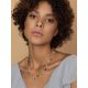 Chic Silver Amber Necklace The Leia, Length: 47, image , picture 3