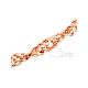 Gold Plated Silver Singapore Rope Chain 40 cm, Length: 45, image , picture 2