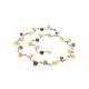 Chic Silver Amber Necklace The Leia, Length: 47, image , picture 4