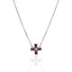 Minimalist Design Silver Amber Necklace The Supreme, Length: 49, image 