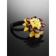 Multicolor Amber Flower Hair Tie, image , picture 2