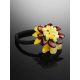 Multicolor Amber Flower Hair Tie, image , picture 2