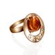 Golden Amber Adjustable Ring The Ellas, Ring Size: Adjustable, image , picture 3